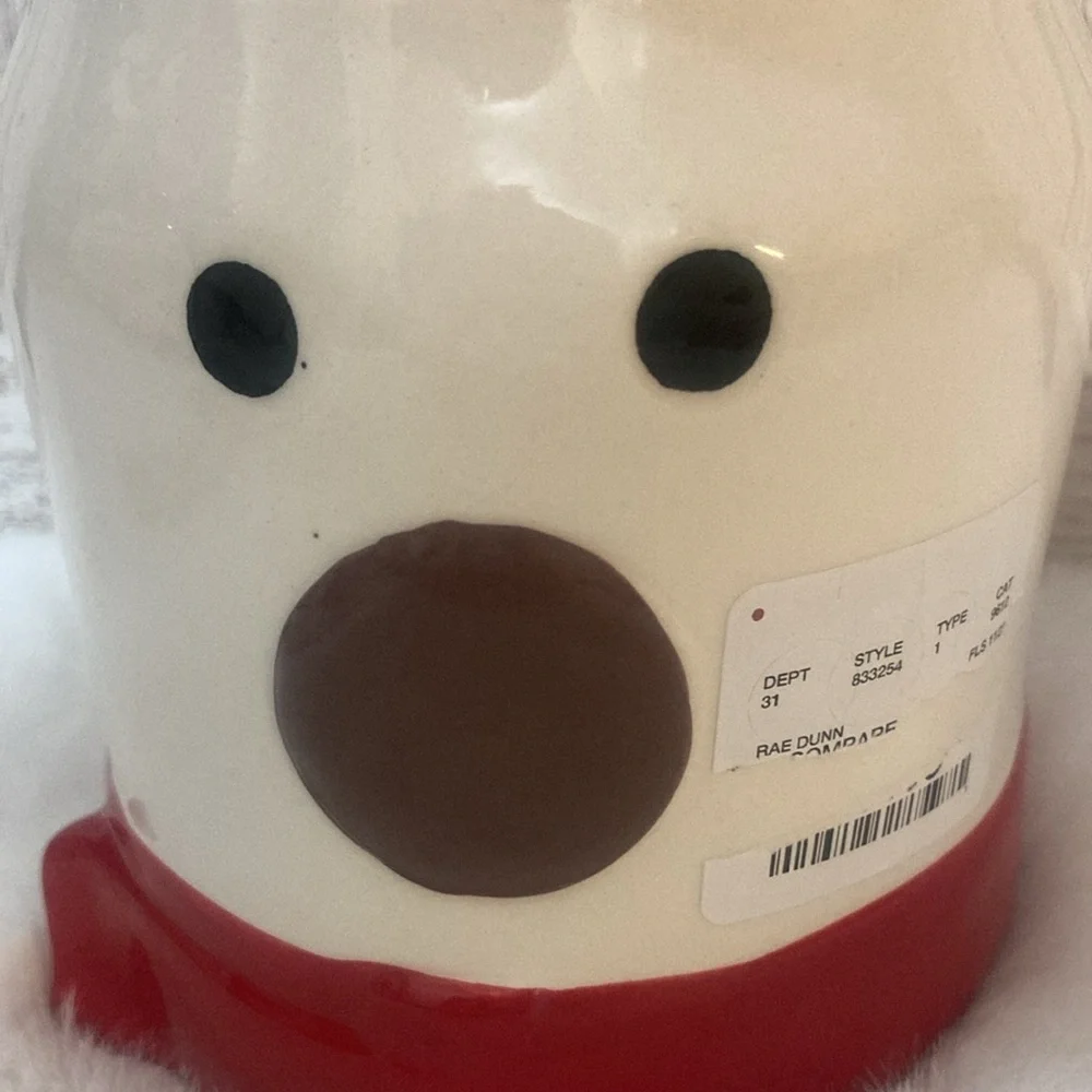 Rae Dunn Reindeer Holiday Treats Canister